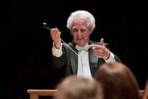 “We musicians have the power to unlock the spirit that all human beings are born with that gets suppressed in most cases,” says conductor Benjamin Zander.Photo/Hilary Scott