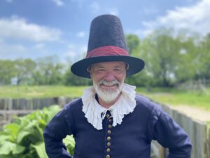 Richard Pickering of the Plimoth Patuxet MuseumsPhoto/Courtesy of Plimoth Patuxet Museum