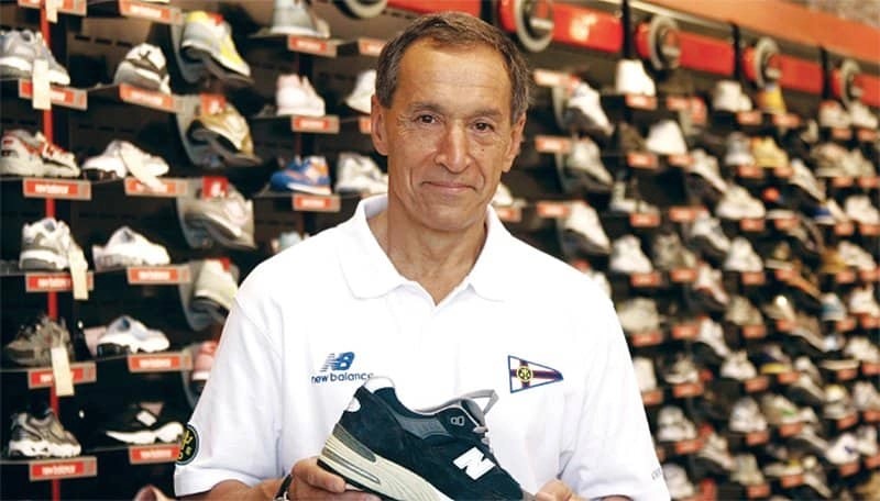 Entrepreneur Jim Davis, the Brookline-born son of Greek immigrants, purchased New Balance in 1972 and led it through a long period of growth and expansion.