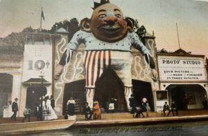 The King Dodo’s Palace “fun house” was a popular attraction at White City amusement park in Shrewsbury.