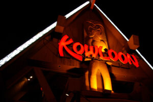 The façade and sign of the Kowloon restaurant is a familiar sight to anyone driving on Route 1 in Saugus.