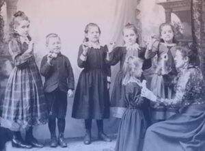 In the mid-19th century, the large deaf population of the town of Chilmark on Martha’s Vineyard had its own sign language.