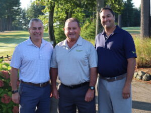 The Catania Oils leadership team includes Tony Basile, center, as CEO, and his sons Joseph Basile, left, as president, and Stephen Basile, right, as executive vice president.